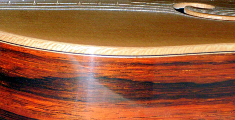 guitare jazz chorus palissandre rio d hole gypsy guitar french guitar maker pierre chardonnet avignon vaucluse